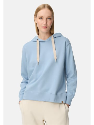 Camel Active Hoodie aus reiner Baumwolle in Hellblau