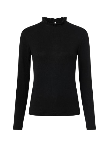 OPUS Langarmshirt Sanba in schwarz