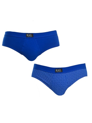 Kisses and Love 2er-Set: Slip in Blue