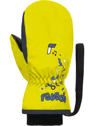 Reusch Fäustling Fäustling Kids Mitten warm,wasserdicht stark atmungsaktiv in 2305  safety yell / dress blue