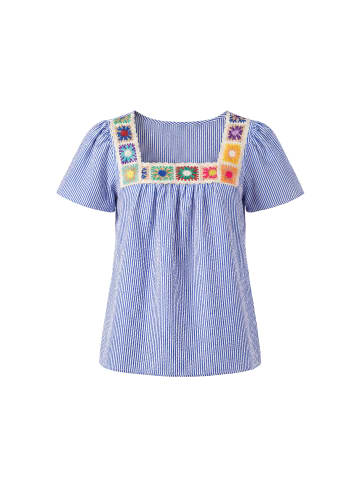 usha FESTIVAL Women Blouse in Light Blue