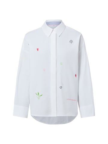 NÜMPH Bluse NUJuna in weiß