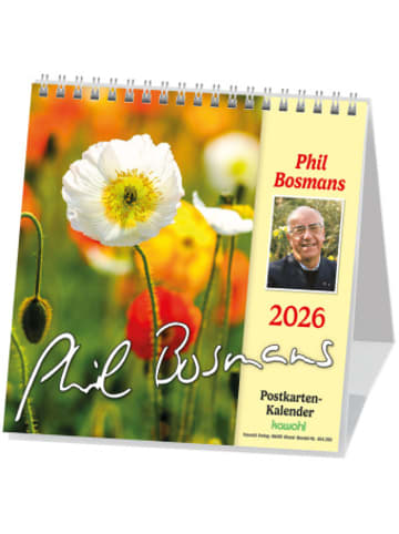 Kawohl Kalender - Phil Bosmans Postkartenkalender 2026