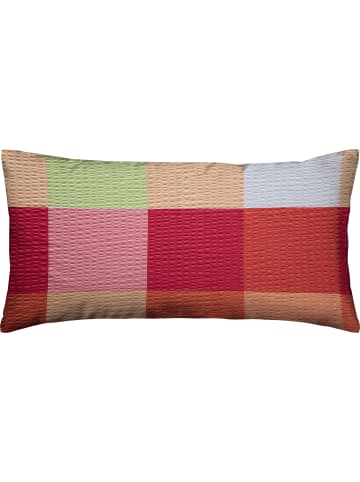 Erwin Müller Seersucker Kissenbezug in rosa-orange