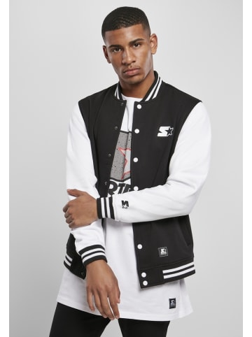 Starter Black Label Fleecejacke/Fleecepullover in Schwarz
