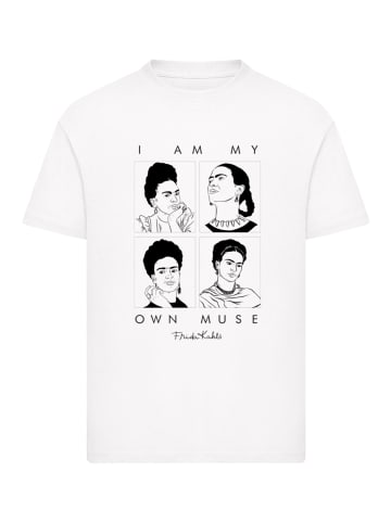 F4NT4STIC T-Shirt Frida Kahlo Multi Muse in weiß