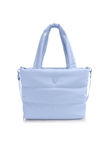 Heys Puffer Shopper Tasche 35 cm Laptopfach in blue