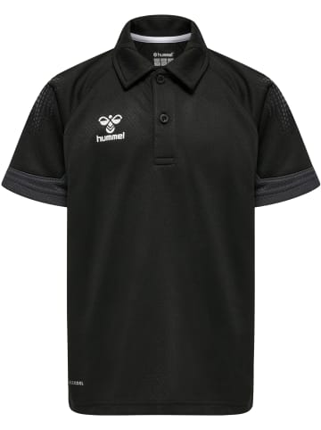 Hummel Hummel Polo Hmllead Multisport Unisex Kinder Atmungsaktiv Feuchtigkeitsabsorbierenden in BLACK