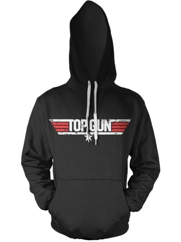 TOP GUN Hoodie "Big Tall Hoodie" in Schwarz