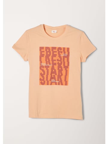 s.Oliver T-Shirt kurzarm in Orange