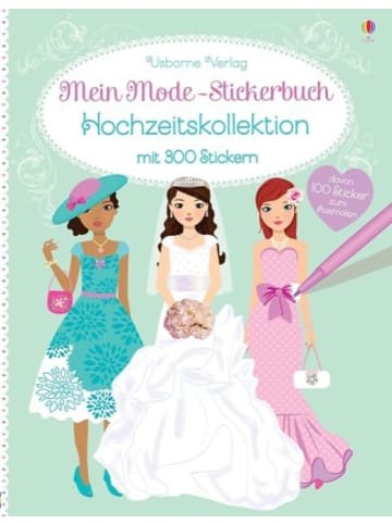 Usborn Papeterie/PBS - Mein Mode-Stickerbuch: Hochzeitskollektion