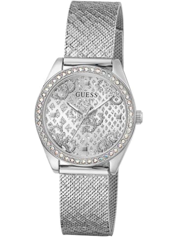 Guess Analoguhr für Damen in silber
