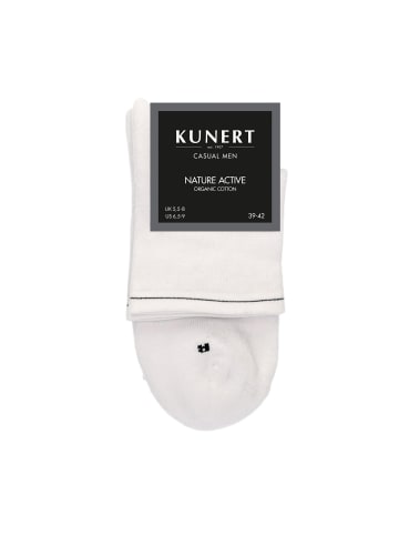 Kunert Socken Nature Active sportlich in White