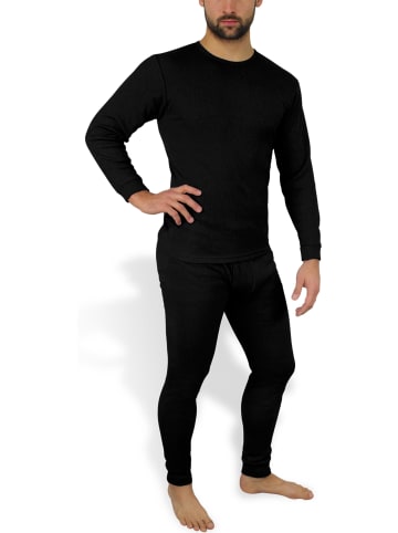 Normani Outdoor Sports Thermo Unterwäsche Garnitur in Schwarz