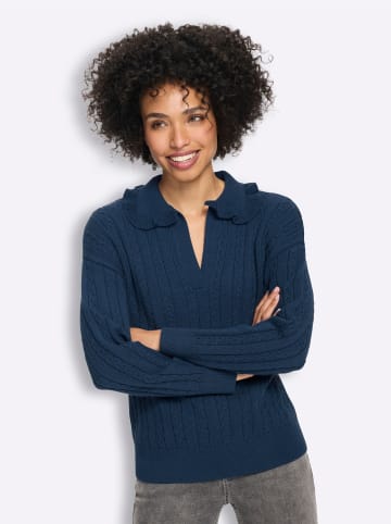 Heine Pullover in dunkelblau