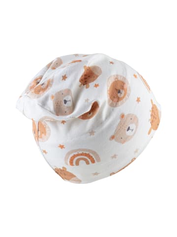 Sterntaler Beanie Tiergesicht in lichtgrau