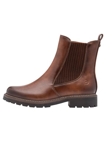 Tamaris Chelsea Boot in cognac