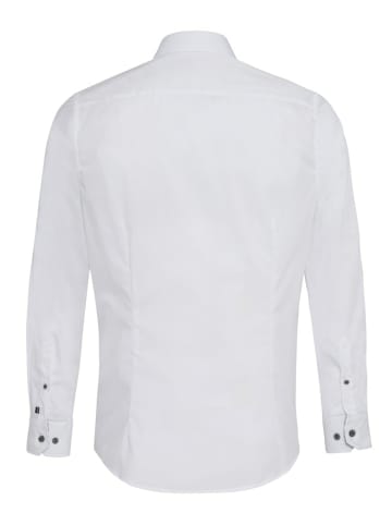 Pure Langarm Business Hemd für Herren in Weiß
