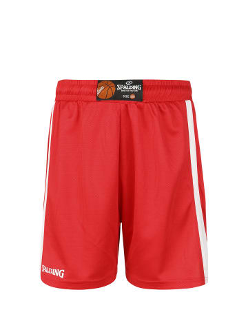 Spalding Shorts Jam in rot / weiß