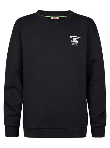 Petrol Industries Sweatshirt mit Grafik-Print steelhill in Schwarz