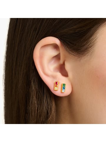 Thomas Sabo Ohrstecker Gold in gold, bunt