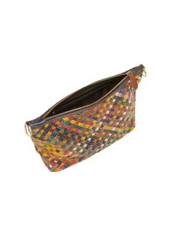 IZIA Women Shoulder Bag in Brown Multicolor