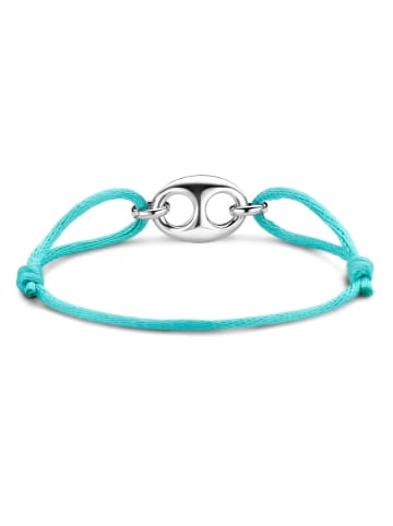 Ti Sento Milano Armband "silber mit Seidenkordel türkis 2986TSY" in Silber