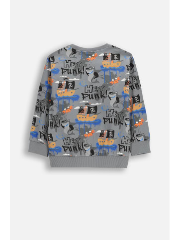 Coccodrillo Baumwoll-langarmshirt in schwarzgrau