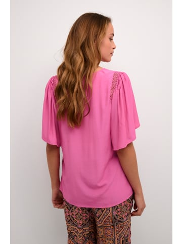 CULTURE Kurzarm-Bluse CUsif Relaxed fit in Phlox Pink