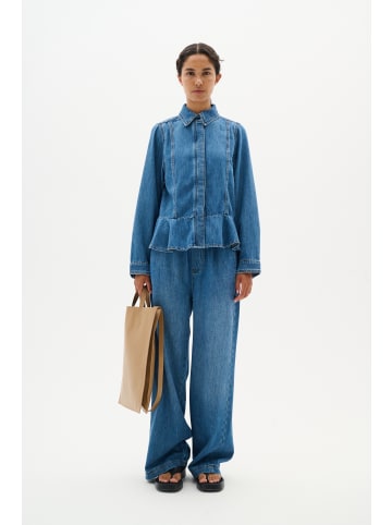 InWear Jeanshemd SOPHINAIW Peplum fit in Washed Denim