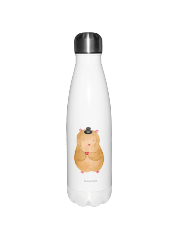 Mr. & Mrs. Panda Thermosflasche Hamster Hut ohne Spruch in Weiß