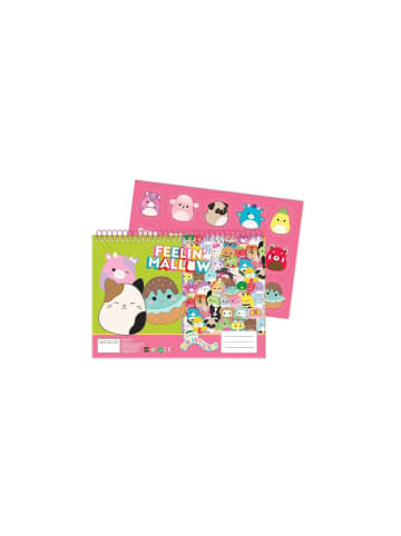 Wisam® Squishmallows Feelin' A/4 Spiral-Skizzenbuch mit 40 Blätter