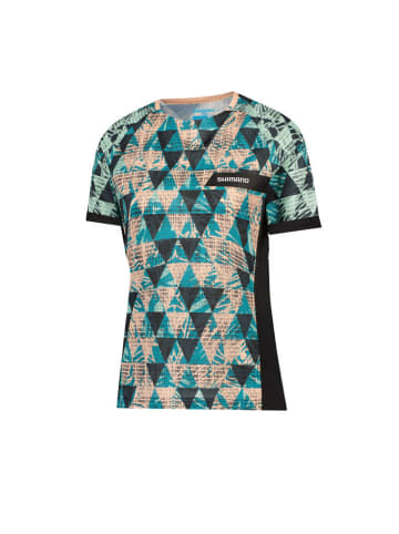 SHIMANO Short Sleeve Jersey Woman's SAIKO in Transparent Green