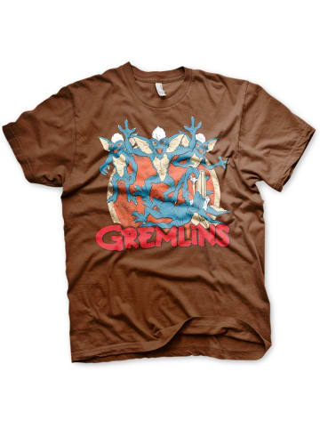 Gremlins T-Shirt "Group T-Shirt" in Braun