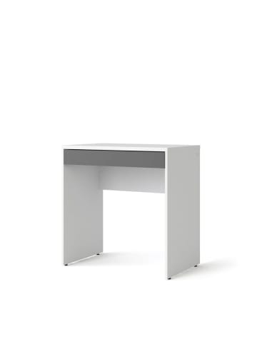 ebuy24 Schreibtisch Fula Weiß 75 x 48 cm