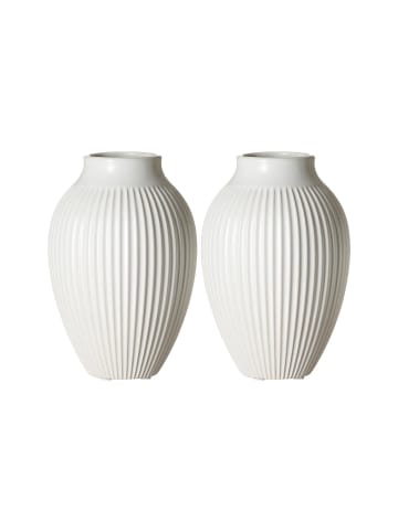 Ritzenhoff & Breker 2er Set Vasen Alsta 19 cm in Weiß