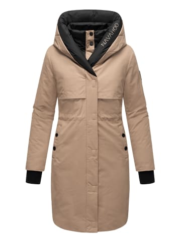 Navahoo Kurzmantel Snowelf in Taupe Grey