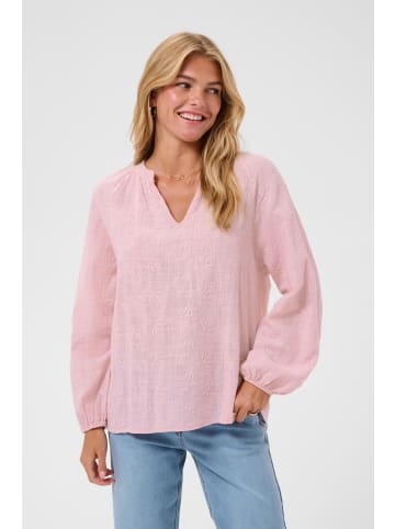 Cream Langarm-Bluse CRGemi Regular fit in Pink Nectar