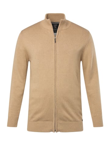 JP1880 Strickjacke in sandbraun