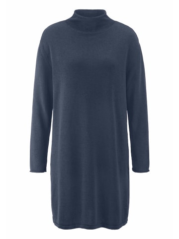 Hessnatur Hessnatur Strickkleid Relaxed aus TENCEL™ Lyocell mit Bio-Baumwolle in graphitblau