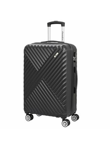 Paradise by CHECK.IN Kingston - 4-Rollen-Trolley 67 cm (lila) in schwarz