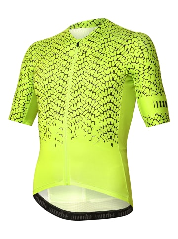 rh+ Fahrradtrikot Lab Jersey in network acid lime