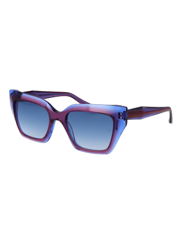 Ana Hickmann Frauen Sonnenbrille Katzenauge Blau