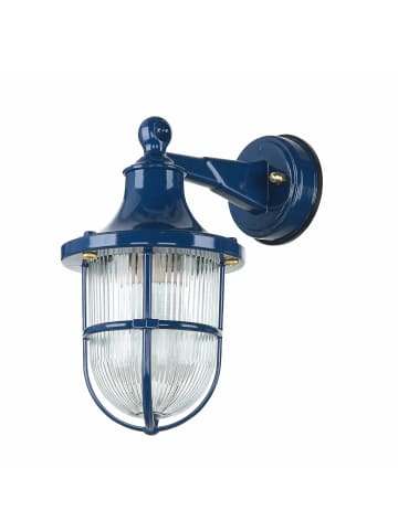 Licht-Erlebnisse Außen Wandlampe in Blau