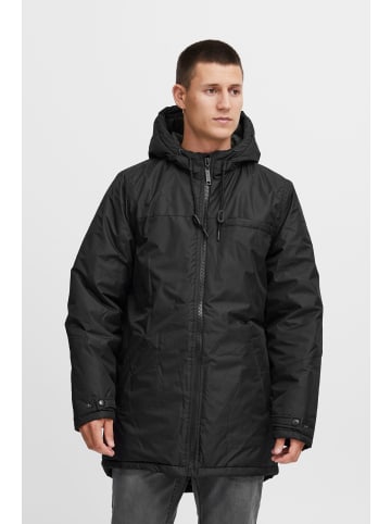 BLEND Fleecejacke Jacket Otw 20714397  Basic Winterjacke mit Kapuze in Schwarz