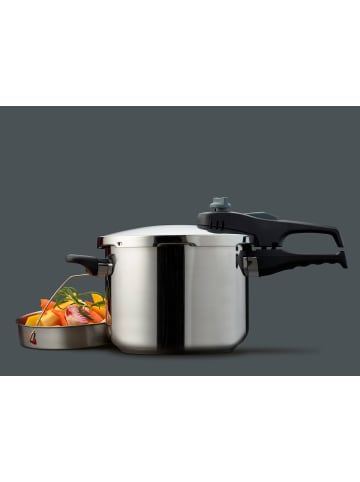 Funktion Schnellkochtopf in Glänzender Stahl