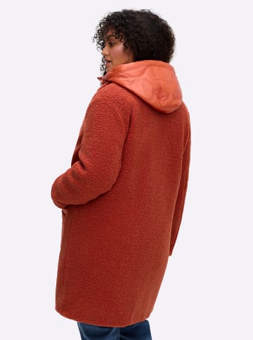 sheego Mantel in rostrot