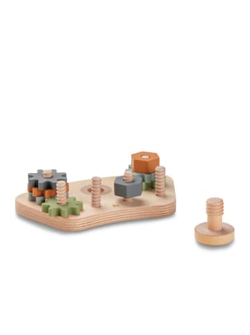 Hauck Play Tray Spiel Repairing Zahnräder in braun,bunt