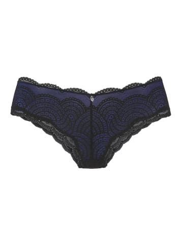LASCANA Panty in royalblau-schwarz