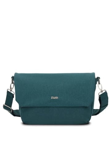 Zwei Mademoiselle M60 - Umhängetasche 33 cm (cord-mocca) in pacific